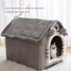 Daymira Soft Dog & Cat Bed House Indoor, Cute Winter Pet House Tent