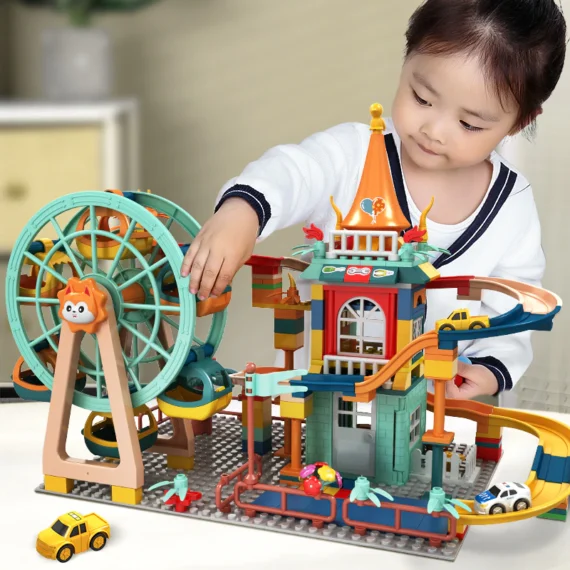 Daymira Building Blocks Set Toys, STEM Educational Roller Toys For Kids