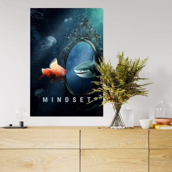 Mindset Fish Canvas Wall Art - Daymira Store