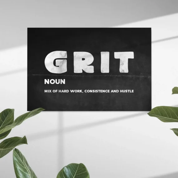 Grit Definition Canvas Wall Art Daymira Store Daymira™ Wear For