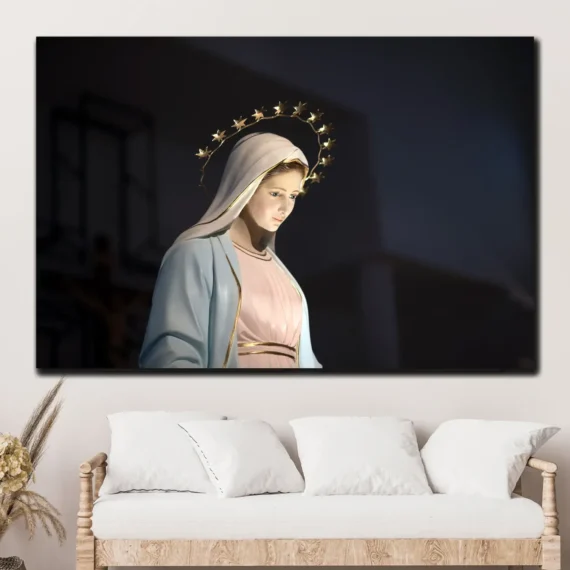 Mary Queen of Saints Wall Art Canvas - Daymira store