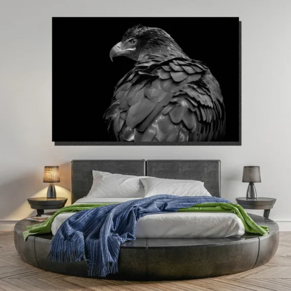 Steppe Eagle Wall Art Canvas - Daymira store