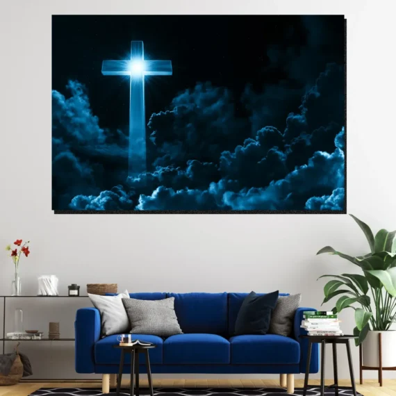 The Light of the Cross Wall Art Canvas - Daymira store