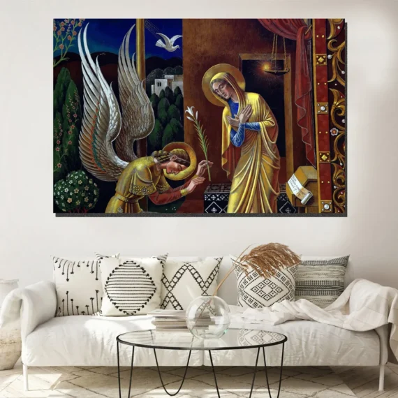 The Annunciation of Mary Wall Art Canvas - Daymira store