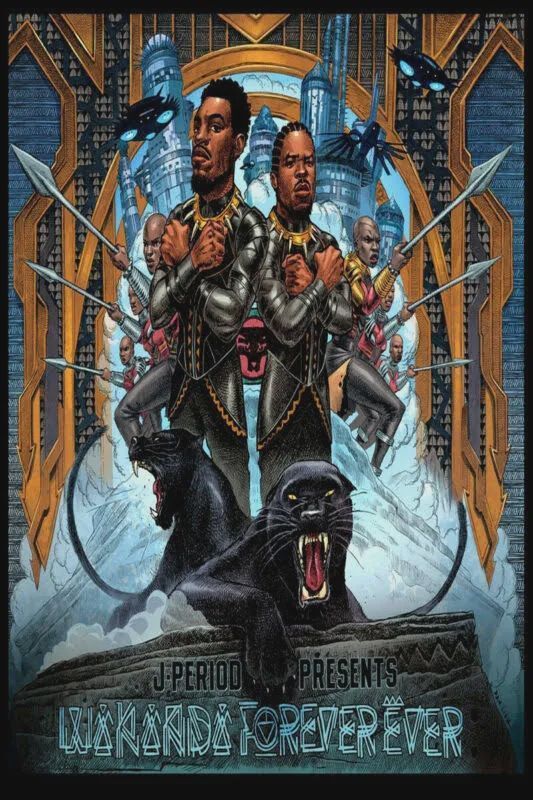 Outkast Black Panther Wakanda Forever Ever Cover Posters