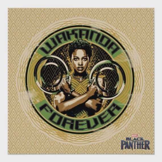 Black Panther Nakia "Wakanda Forever" Poster