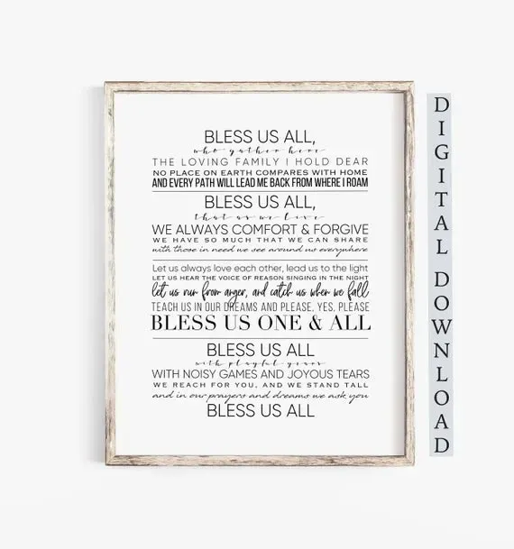 The Muppet Song Bless Us All A Christmas Carol Canvas/ Poster