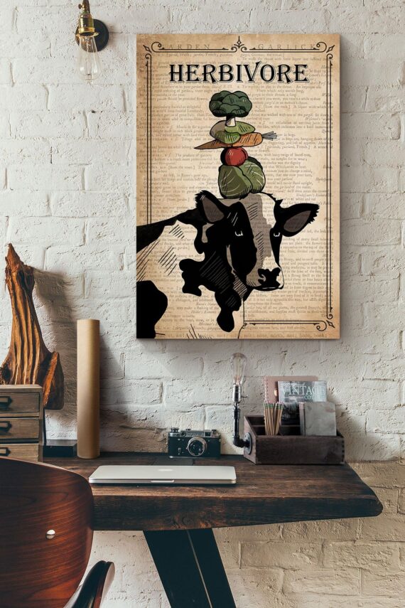 Dairy Vegen Herbivore Dictionary Poster Daymira™ Wear For Everyday