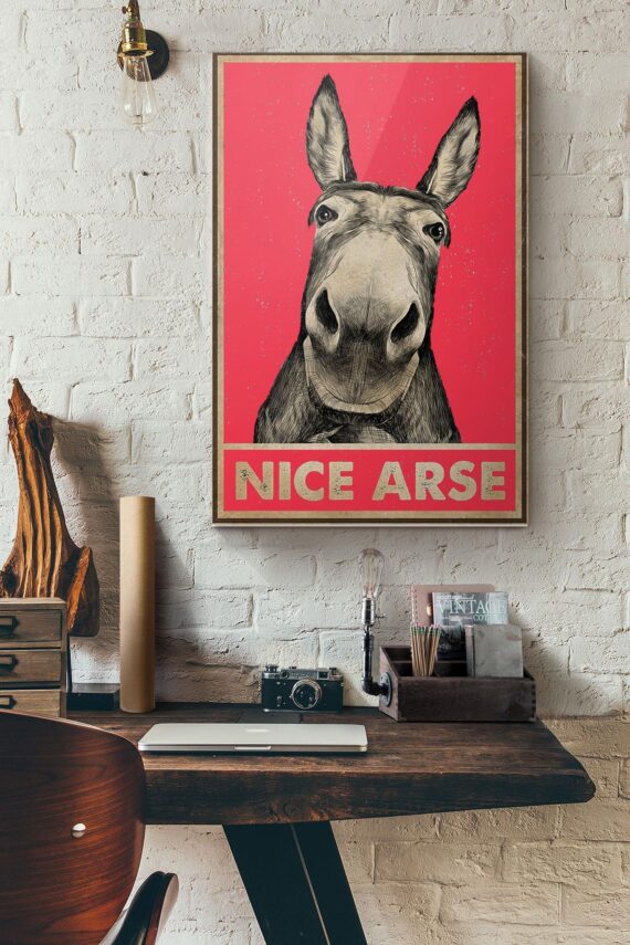 Pink Donkey Poster