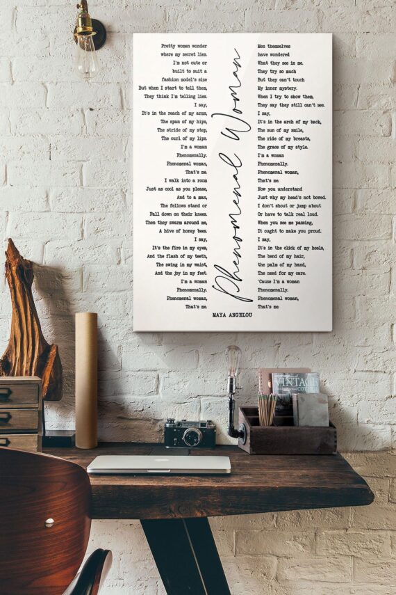 Maya Angelou Phenomenal Woman Poster