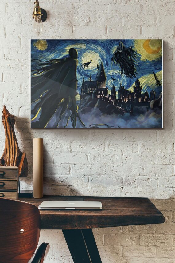 Dementors Starry Night Vincent Van Gogh Poster