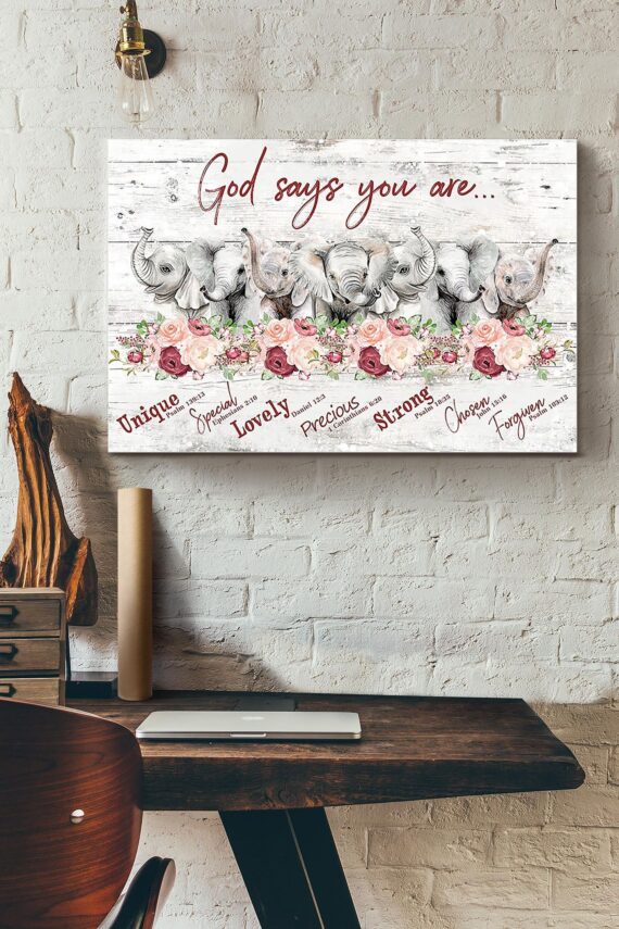 Elephants God Says You Are Poster