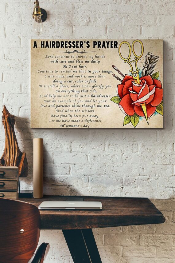 A Hairdressers Prayer Poster