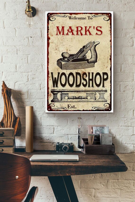 Carpenter Woodshop Poster