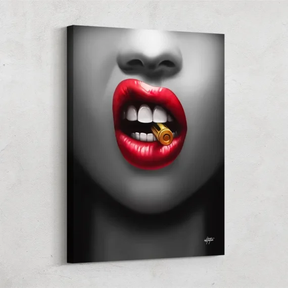 Bullet Kiss Wall Art Canvas Home Decor Daymira Store Daymira™ Wear For Everyday Pleasant