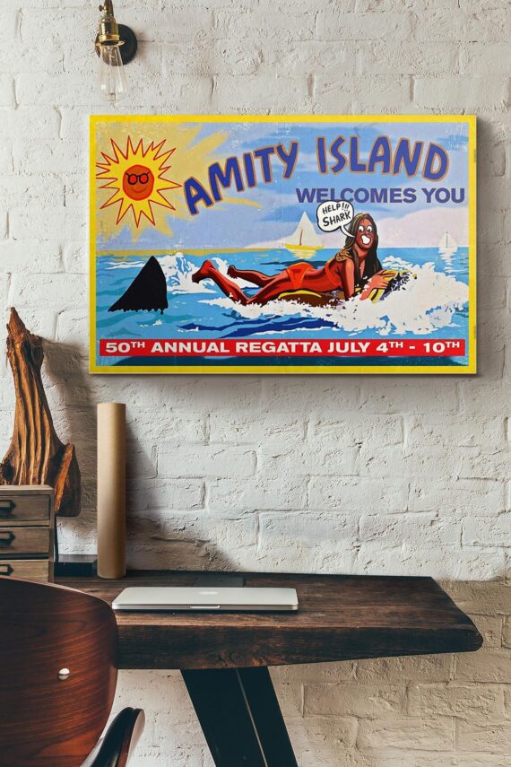 Amity Island Welcomes You Poster