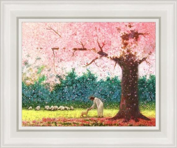 In Green Pastures Canvas Home Wall Decor, Wart Art