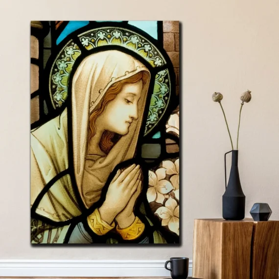 Virgin Mary Most Merciful Wall Art Canvas - Daymira store