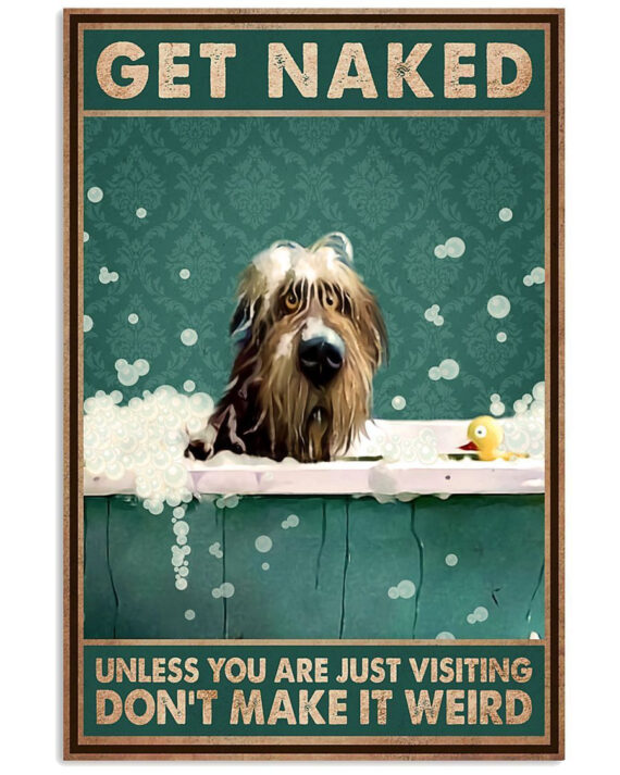 Shih Tzu Get Naked Vertical Wall Art Daymira Wear For Everyday Pleasant