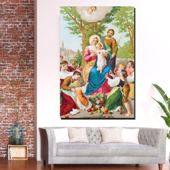 The Blessed Holy Family Wall Art Canvas – Daymira store - Daymira™ Wear ...