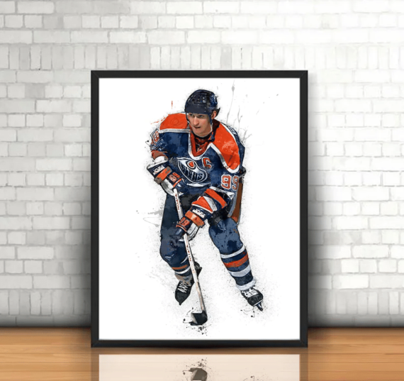 Wayne Gretzky Wall Art Canvas Home Decor - Daymira Store