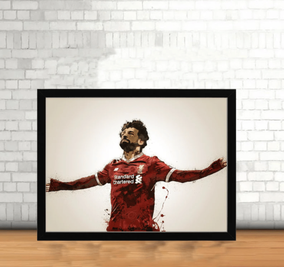 Mo Salah Wall Art Canvas Home Decor - Daymira Store