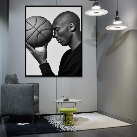 Iconic Kobe Bryant Poster, Kobe Poster, Kobe Bryant Print, Mamba Wall Art,