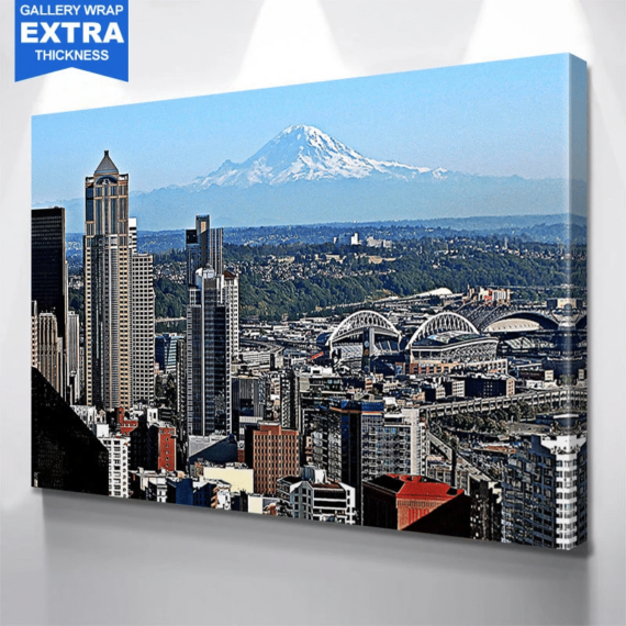 Mt. Rainer Centurylink Field Wall Art – Daymira™ Wear For Everyday Pleasant