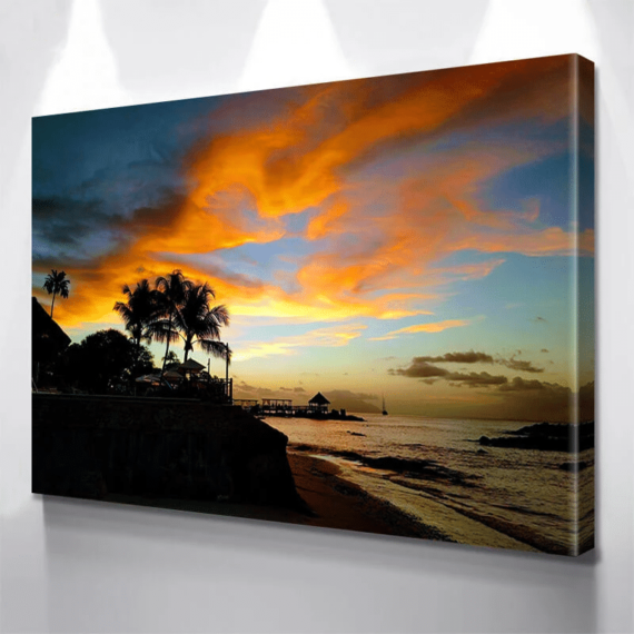 Amazing Sky Beach Barbados Wall Art