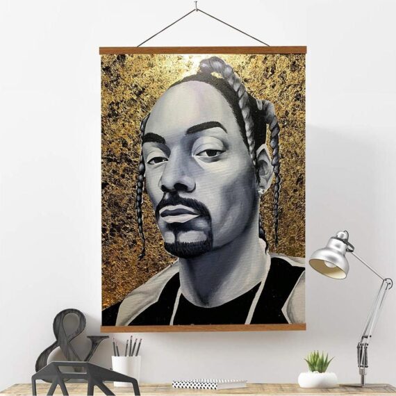 Uncle Snoop Magnetic Frame Wall Art Motivational Modern Art Canvas Print Office Decor