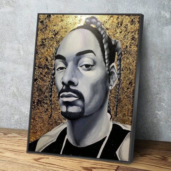 Uncle Snoop Wall Art Motivational Modern Art Canvas Print Office Decor