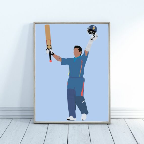 Sachin Tendulkar Poster - Cricket Gifts - Sachin Tendulkar Print - Cricket Poster - Sachin Tendulkar Gifts - Sports Art - Cricket Art