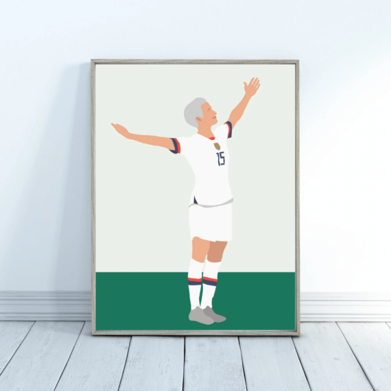 Megan Rapinoe Poster - Football Posters - USA Football Poster -Megan Rapinoe Print - Soccer Prints