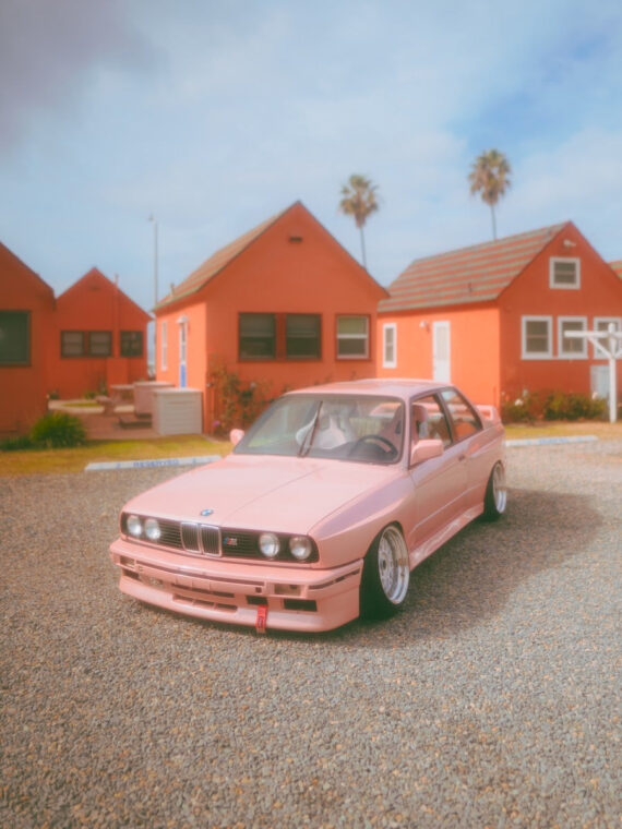 Pink E30 M3 Canvas/Poster Wall Art Decor