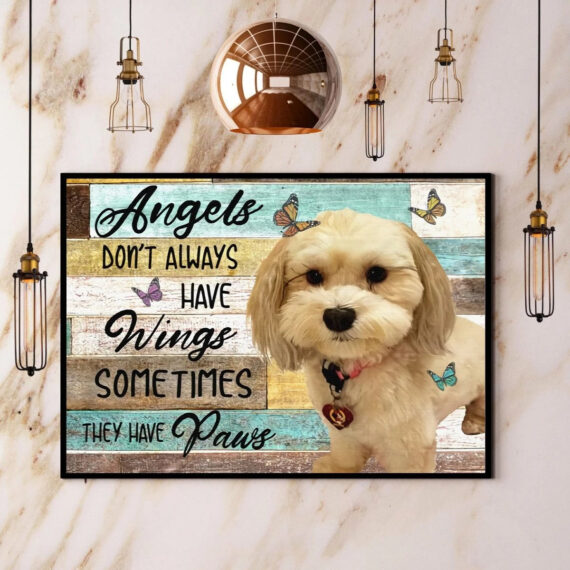 Maltese Angels Don’T Always Have Wings Paper Canvas – Daymira™ Wear For ...