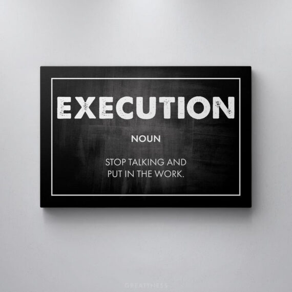 Execution Canvas/Poster Wall Art Decor