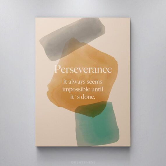 Perseverance Canvas/Poster Wall Art Decor