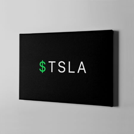 $TSLA Canvas/Poster Wall Art Decor