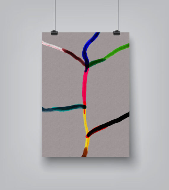 The Tree Of Happiness by Atelier Posters - Canvas/Poster Wall Art Decor