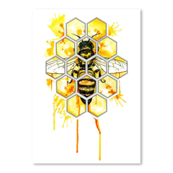 Hive Mentality by Sam Nagel Canvas/Poster Wall Art Decor