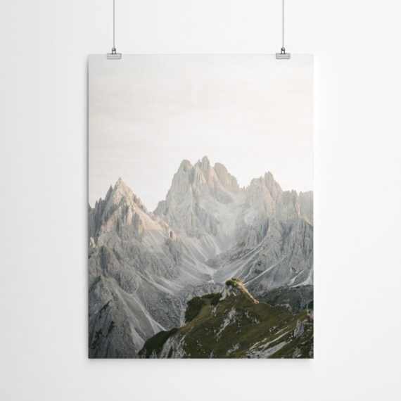 Tre Cime Peaks II by Raisa Zwart – Canvas/Poster Wall Art Decor ...