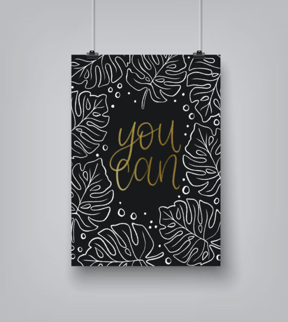 You Can by Elyse Burns - Poster