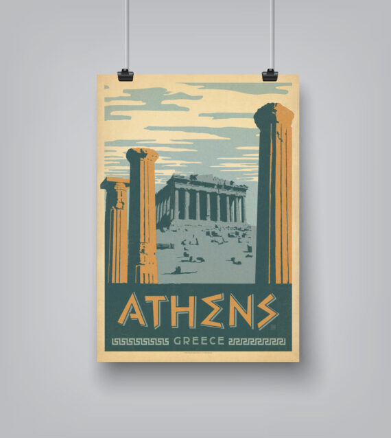 Athens by Anderson Design Group - Canvas/Poster Wall Art Decor