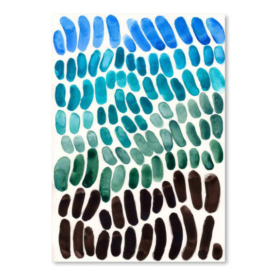 Aquamarine Blue Green Mermaid Scales by Ejaaz Haniff