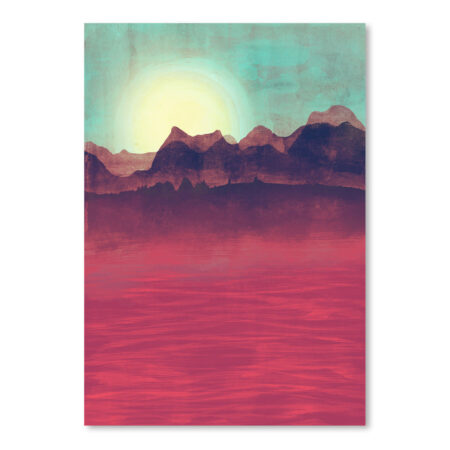 Distant Mountains by Tracie Andrews Canvas/Poster Wall Art Decor