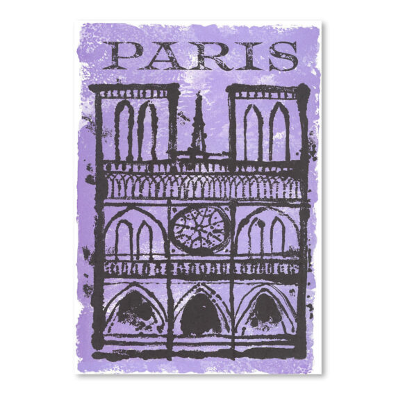 Travel Poster For Paris by Found Image Press Canvas/Poster Wall Art Decor