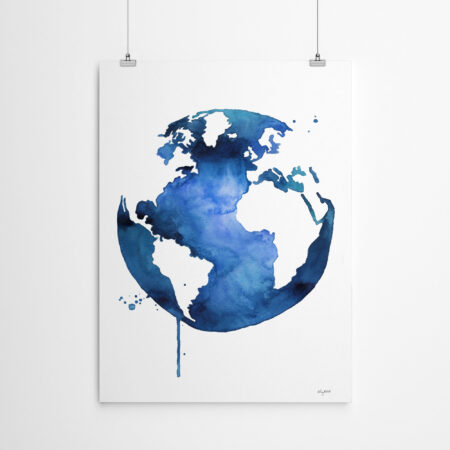 Earth Day by Kelsey Mcnatt - Canvas/Poster Wall Art Decor