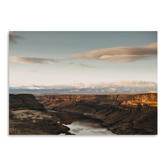 Snake River Idaho by Leah Flores Canvas/Poster Wall Art Decor