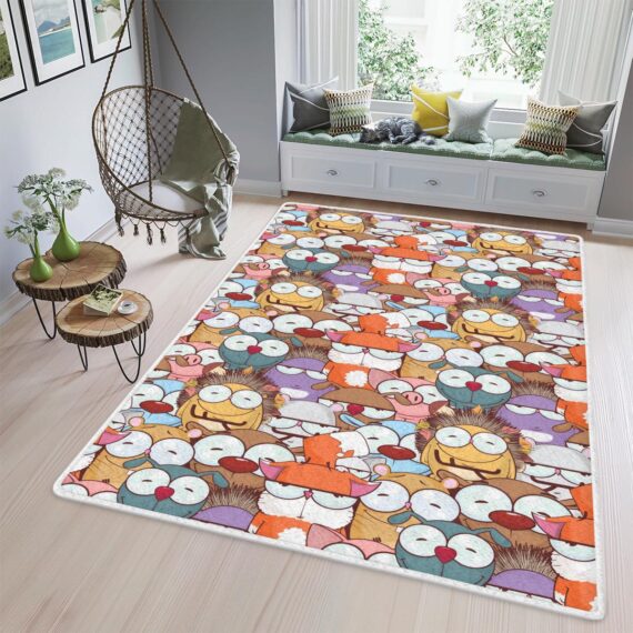 Super Cute Animal Cartoon Texture Area Rugs