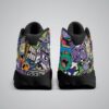 Comics Monsters Cartoon Basketball Black Sole Shoes